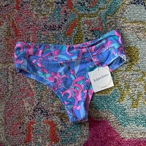 Kulani Kinis Blue and Pink Bikini Bottom